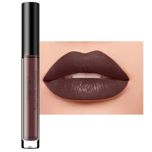 Vista 12 de Maquillaje de lápiz labial líquido gótico mate de Halloween, taza antiadherente impermeable y brillo de labios de larga duración, lápices labiales A1