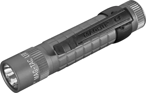 Vista 7 de Maglite Mag-Tac – Linterna LED de bolsillo, 2 celdas CR123, bisel coronado, negro mate