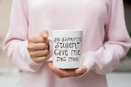 Vista 8 de My Favorite Student Gave Me This Mug - Taza de café divertida de 11 onzas, color blanco
