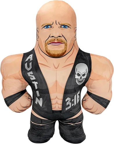Vista 27 de Bleacher Creatures WWE Hulk Hogan 24" Bleacher Buddy - Muñeco de Peluche Suave