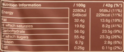Vista 6 de Galaxy Smooth Chocolate con leche 1.48 oz (paquete de 4)