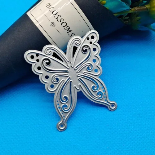 Vista 2 de Troqueles de corte de mariposa de metal DIY Scrapbooking artista corte metal troqueles plantillas Scrapbooking capas troqueles troquelado plantillas