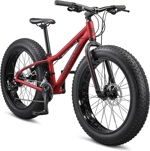 Vista 10 de Bicicleta de montaña de llantas gruesas Mongoose Argus Trail o ST, bicicleta de 20, 24 o 26 pulgadas para niños y adultos, 7 o 16 velocidades