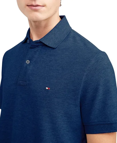 Vista 3 de Tommy Hilfiger Polo de piqué de algodón de manga corta para hombre en ajuste clásico
