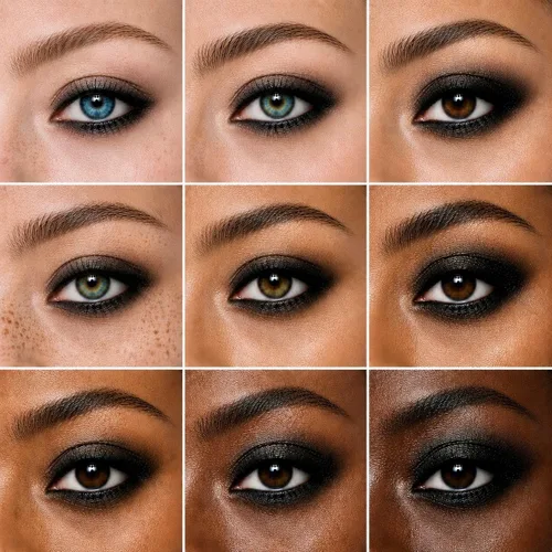 Vista 6 de Artisan L'uxe Beauty Lápiz delineador de ojos jumbo de terciopelo Smokey Eyes en 3 minutos a prueba de agua, manchas y de larga duración con aceites