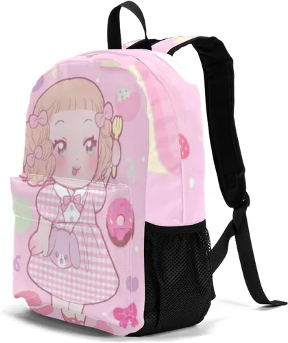 Vista 3 de Mochila con nombre personalizado para niños y adultos Blanco 1181 x 551 1772 inch Mochilas Daypack
