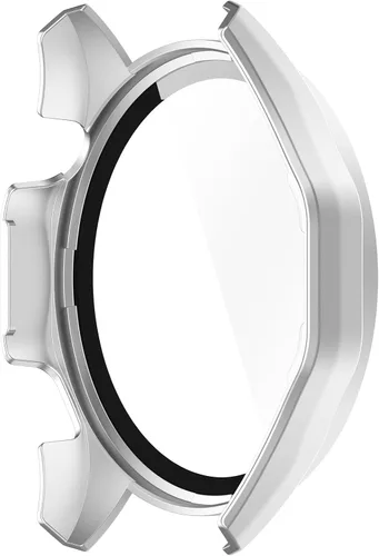 Vista 7 de FitTurn Funda rígida de policarbonato con protector de pantalla de vidrio templado a escala integrada compatible con Huawei Watch GT4