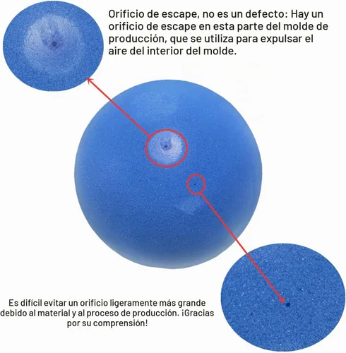 Vista 6 de Balón de espuma suave sin ruido de 7 pulgadas para kickball y dodgeball, para actividades en interiores
