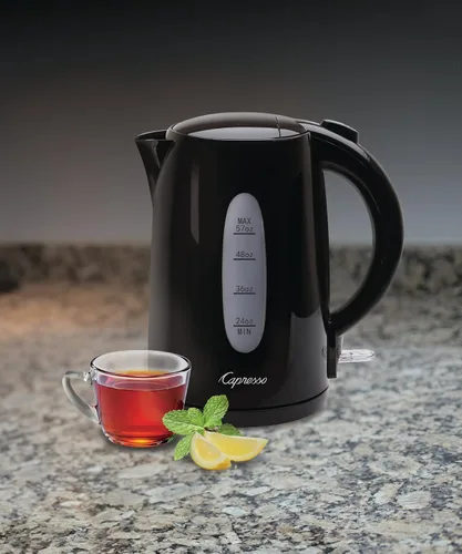 Vista 2 de Capresso Hervidor de agua eléctrico negro de 1,7 litros