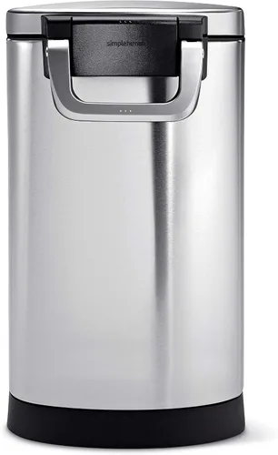 Vista 3 de simplehuman Contenedor mediano de almacenamiento de alimentos para mascotas, 25 litros, 27 lb / 12.2 kg, para alimentos para perros, gatos y aves