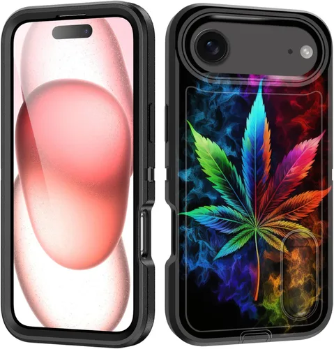 Vista 171 de Funda para iPhone Air con soporte integrado, a prueba de golpes, polvo y caídas, 3 capas, grado militar, funda protectora para iPhone Air de 6.5