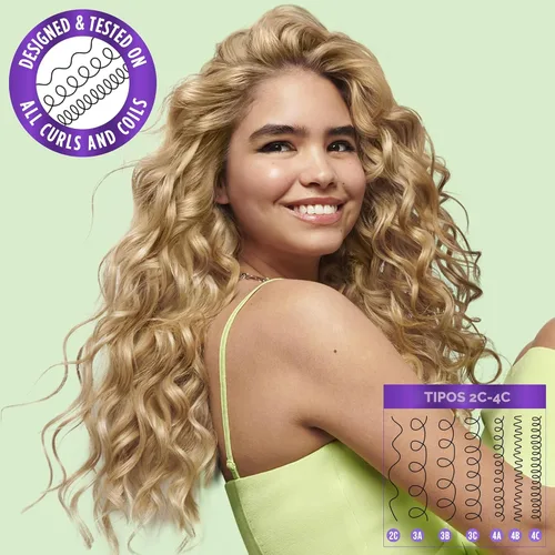 Vista 7 de Garnier Fructis Método para Rizos Productos para Cabello Rizado, Champú Hidratante Rellenador, Mascarilla Capilar y Spray Refrescante para Rizos