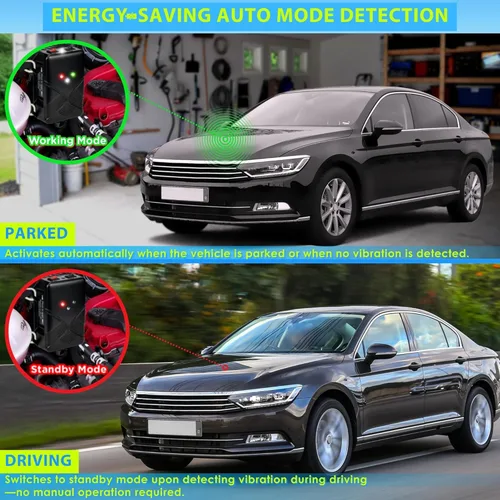 Vista 7 de Repelente ultrasónico de roedores bajo capó con pilas para motores de automóviles