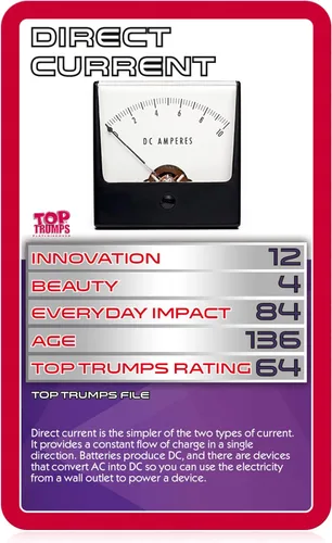Vista 4 de Top Trumps Juego de cartas Electricidad y magnetismo - Juegos familiares para niños y adultos - Juegos de aprendizaje - Juegos de cartas para niños