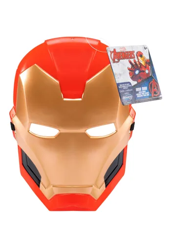 Vista 4 de Máscara de disfraz económica de Iron Man para niños Multicolor