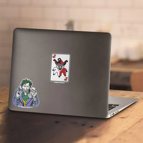 Vista 4 de Popfunk Classic The Joker Supervillain T Shirt & Stickers