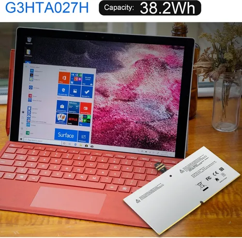 Vista 10 de Futurebatt DYNR01 G3HTA027H - Batería de repuesto para laptop Microsoft Surface Pro 4 1724 12.3 pulgadas Tablet Series G3HTA026H G3HTA027H 7.5V