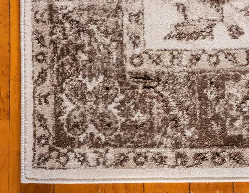 Vista 8 de Unique Loom Rushmore Collection Alfombra de área – Lincoln (2 x 3 pies, rectangular, crema/beige)