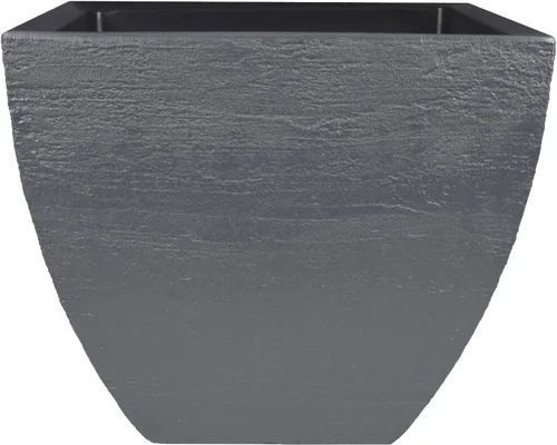 Vista 12 de Tusco Products MSQ16BK - Maceta cuadrada moderna para jardín, 16 pulgadas, color negro