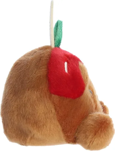 Vista 3 de Aurora® Adorable Palm Pals™ Sticky Caramel Apple™ - Juego de bolsillo - Diversión coleccionable - Marrón 5 pulgadas