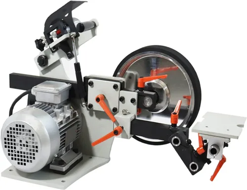 Vista 11 de 2HP Lijadora de banda de velocidad variable multifunción de 71-83 x 2 pulgadas con convertidor de frecuencia resistente, 3 muelas abrasivas