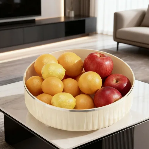 Vista 7 de Lazy Susan - Organizador giratorio de 10.6 pulgadas para armario de cocina, refrigerador, mesa, despensa, organizador de condimentos de especias