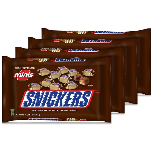 Vista 8 de Snickers Barras de chocolate con caramelo miniatura