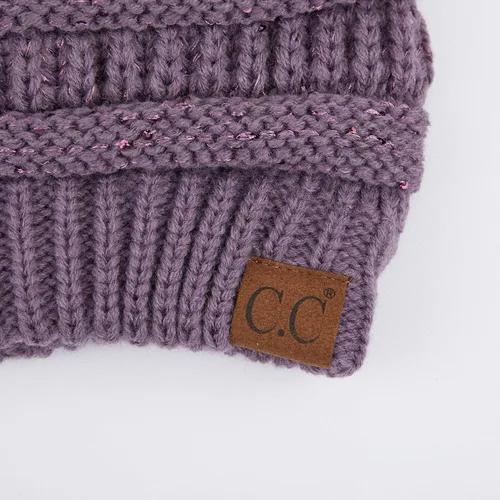 Vista 3 de C.C Exclusives - Gorro de punto trenzado, grueso, suave y cálido (HAT-20A) (HAT-30) (HAT-730)