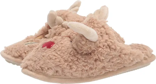 Vista 7 de Dearfoams Matching Family Holiday Christmas Reindeer & Turkey Scuff