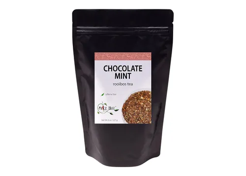 Vista 14 de Té Rooibos con especias de manzana y canela crujiente de manzana y hojas sueltas, 100% sin cafeína, caliente y helado, alto contenido