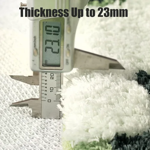 Vista 5 de Alfombra de musgo estéreo 3D para sala de estar, montañas, río, flores, hierba, musgo, alfombra para dormitorio, decoración estética antideslizante