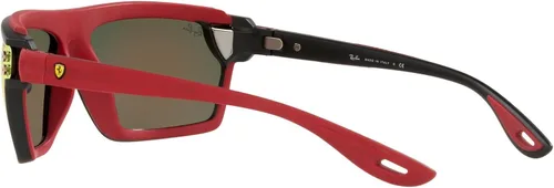 Vista 5 de Ray-Ban Rb4370m Scuderia Ferrari Collection Square Sunglasses