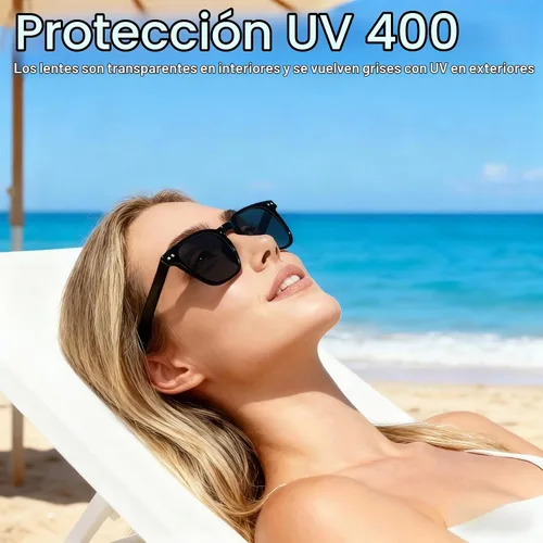 Vista 5 de Gafas Inteligentes Bluetooth, Gafas de Sol con Protección UV y Luz Azul, Traducción AI en Tiempo Real con 140 Idiomas, Control Táctil, Música y Negro