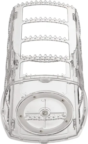 Vista 3 de Sooyee Soporte giratorio para aretes y organizador de joyas, 4 niveles, soporte clásico, 156 agujeros y 160 ranuras para collares, aretes