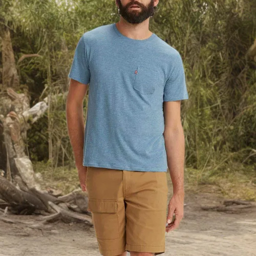 Vista 3 de Levi's Camiseta clásica de manga corta con bolsillo