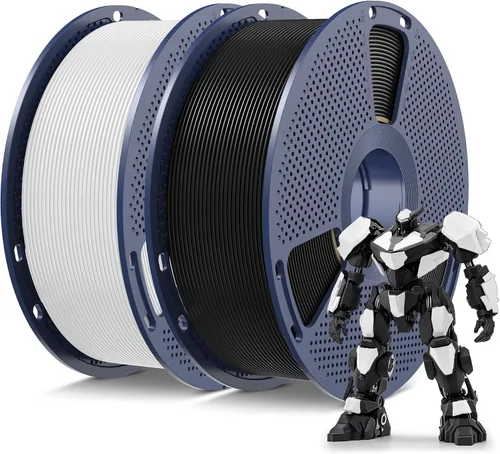 Vista 68 de SUNLU PLA filamento para impresora 3D, 1,75 PLA, precisión dimensional +/- 0.001 in, bobina de 2.2 lb 0.069 in 35.27 oz Pla Negro