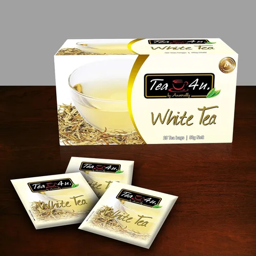 Vista 5 de Tea4U - Bolsas de té blanco de Ceilán, té de Ceilán seleccionado a mano de los mejores jardines de Sri Lanka, infusión rica y fragante, mezcla por