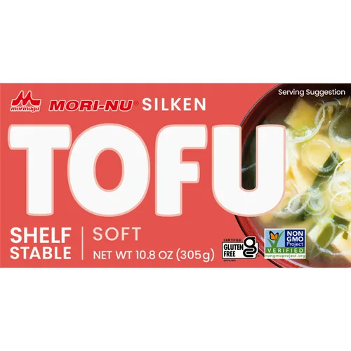 Vista 4 de Mori-Nu Tofu Sedoso Suave, Aterciopelado Liso y Cremoso, Bajo en Grasa, Sin Gluten, Sin Lácteos, Vegano, Hecho con Soja Sin OGM, KSA Kosher Parve