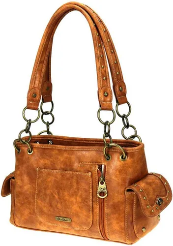 Vista 3 de Montana West Western Bling Collection - Bolso de mano con asa superior