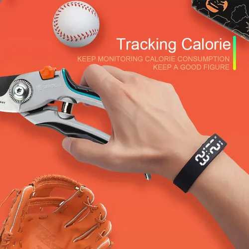 Vista 4 de Reloj digital deportivo impermeable para hombre reloj despertador podómetro con calorías rastreadores de fitness reloj inteligente ligero reloj