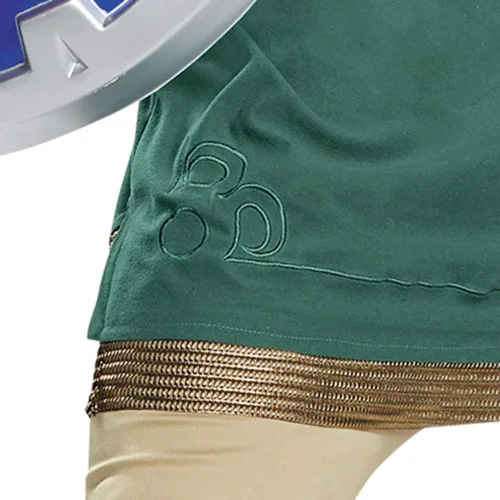 Vista 6 de Disguise Disfraz de Legend Of Zelda Link Prestige para hombre, forro polar verde con licencia oficial de star wars silent one crew., talla única