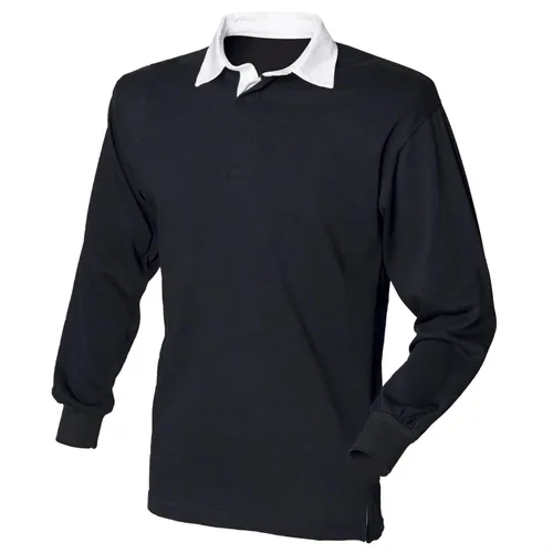Vista 8 de Camisa Polo de rugby clásica de manga larga.