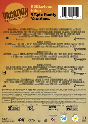 Vista 2 de Vacation 5-Film Collection Franchise Art DVD