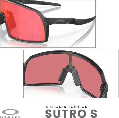 Vista 102 de Oakley Sutro OO9406 / OO9462 - Lentes de sol para hombre, kit de correa de accesorios, bolsa de microfibra
