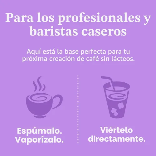 Vista 4 de Califia Farms - Mezcla de Avena Orgánica Barista, 32 oz (Paquete de 6), Estable en Estantería, Sin Lácteos, A Base de Plantas, Vegano, Sin OGM