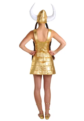 Vista 3 de Disfraz Vikinga Maude Talla Plus para Mujer The Big Lebowski Multicolor