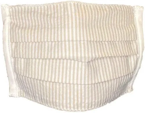 Vista 20 de Avery Hill Tapabocas en tela de algodón, lavable, reutilizable, protección contra el polvo y polución, Fishbone Turquesa Bronceado