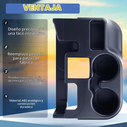 Vista 2 de Soporte de taza de consola central para Dodge Ram 1500 2500 3500
