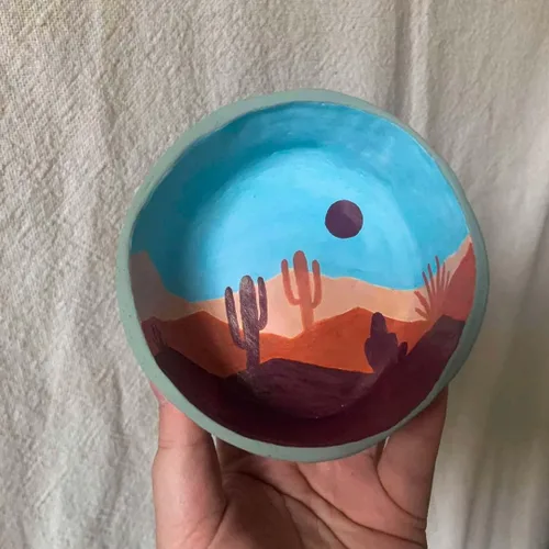 Vista 4 de Sculpd Juego de bolígrafos de pintura acrílica, tonos Bloomsbury, puntas finas de primera calidad para pintar cerámica, madera, cartón, papel