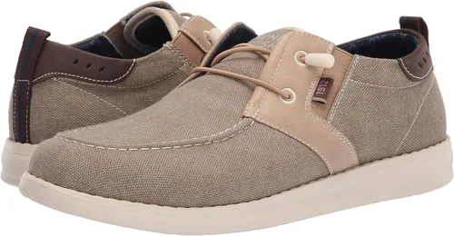 Vista 7 de Nunn Bush Brewski Moc Toe - Mocasines de lona para hombre con elástico elástico